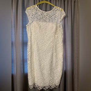Women’s white lace dress